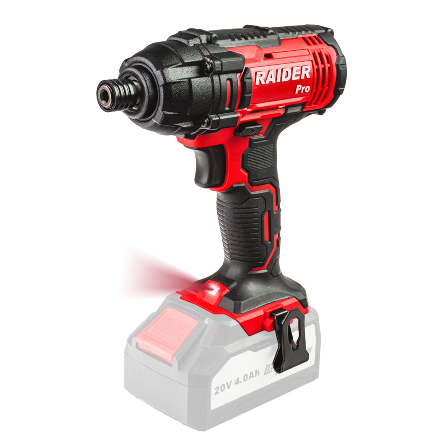 ÜTVEFÚRÓ ÉS CSAVAROZÓ 1/4" HEX 180 Nm 20V RAIDER
