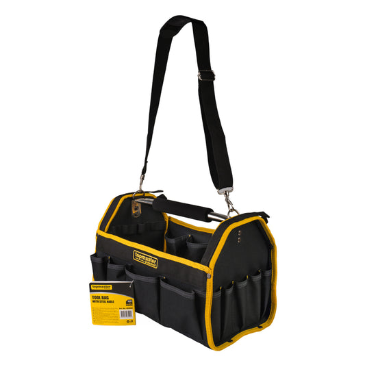 SZERSZÁMOS TÁSKA ACÉL NYÉLLEL TOPMASTER