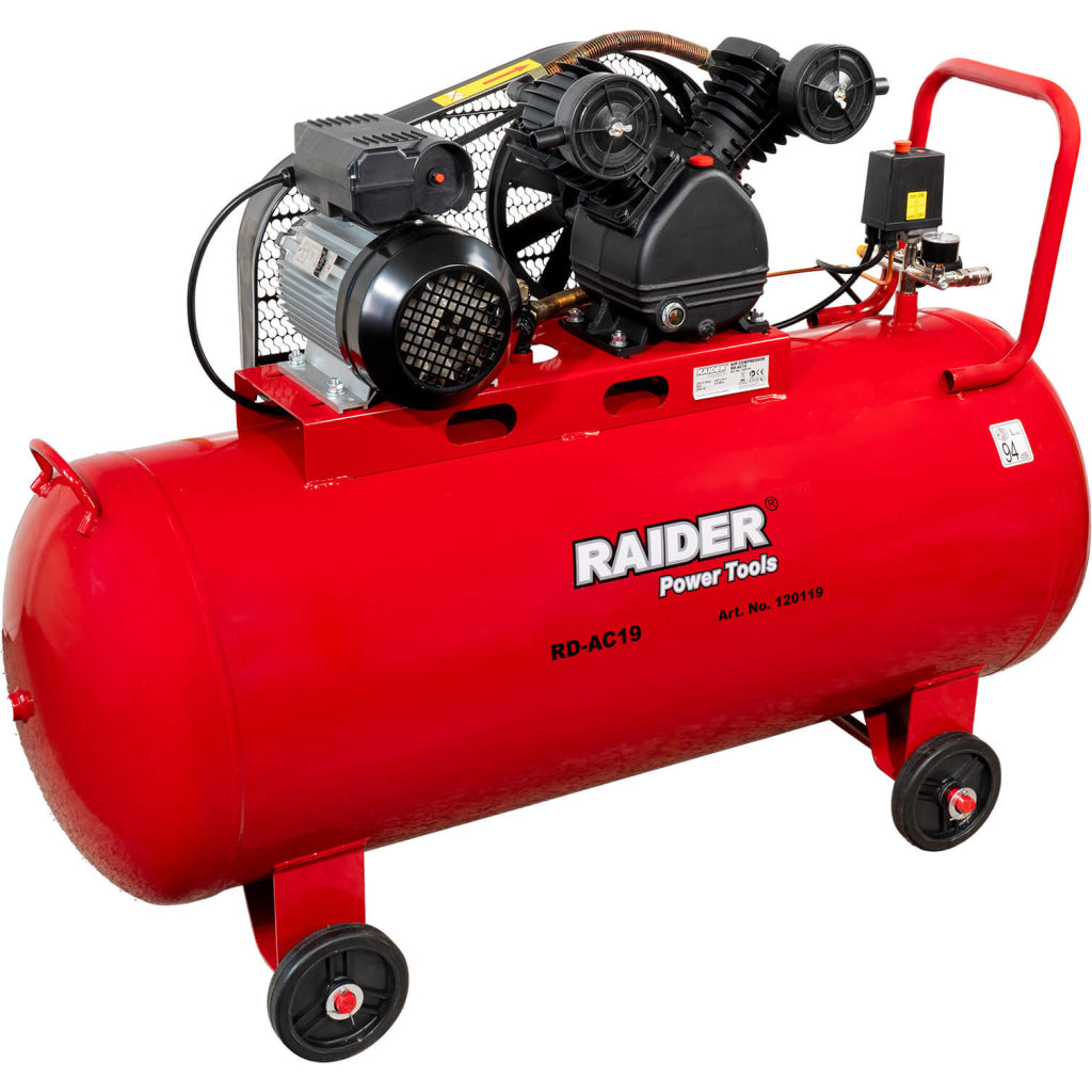 LÉGKOMPRESSZOR 200L 2.2KW 230V RAIDER RD-AC19
