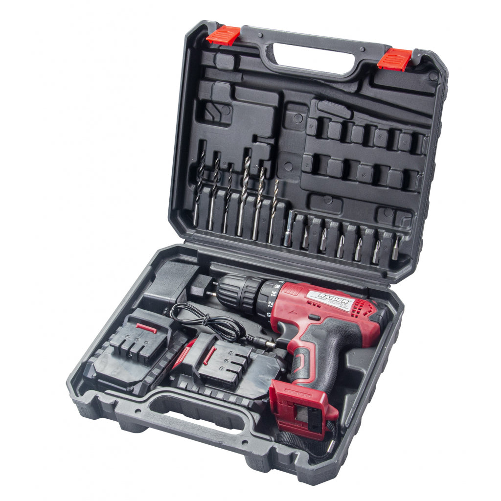 AKKUMULÁTOROS FÚRÓ - CSAVAROZÓ 24 Nm 12V 2 X 1.5Ah RAIDER RD-CDL34