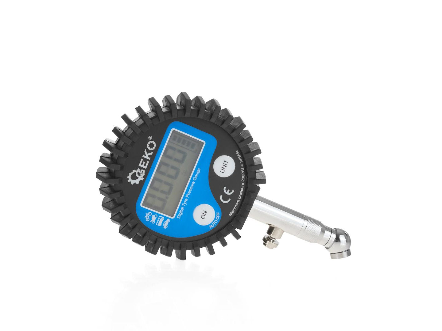 DIGITÁLIS GUMIABRONCS NYOMÁSMÉRŐ GEKO