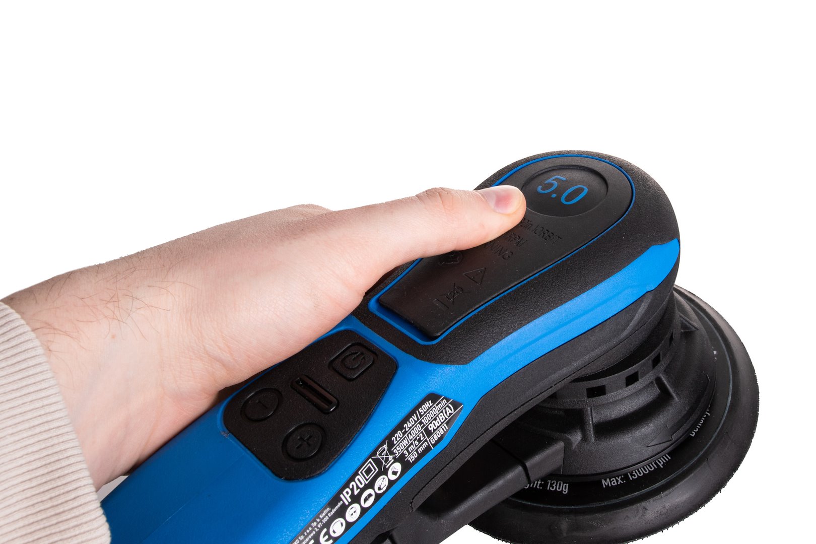 EXCENTRIKUS ORBITÁLIS CSISZOLÓ 150MM 350W GEKO