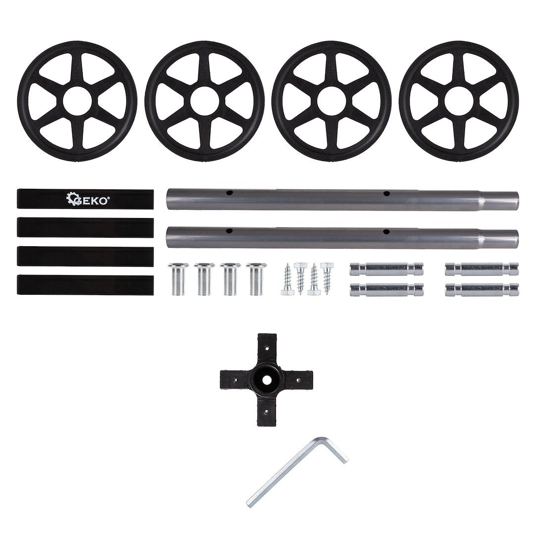 TARTÓÁLLVÁNY TÁROLÁSHOZ 4 AUTÓGUMI/KERÉK KÉSZLETHEZ GEKO