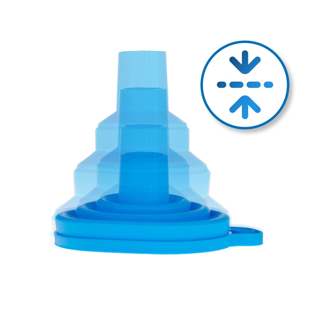 ÖSSZEHAJTHATÓ SZILIKON TÖLCSÉR 70 MM GEKO