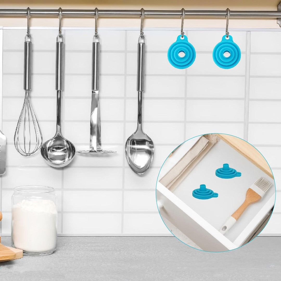 ÖSSZEHAJTHATÓ SZILIKON TÖLCSÉR 70 MM GEKO