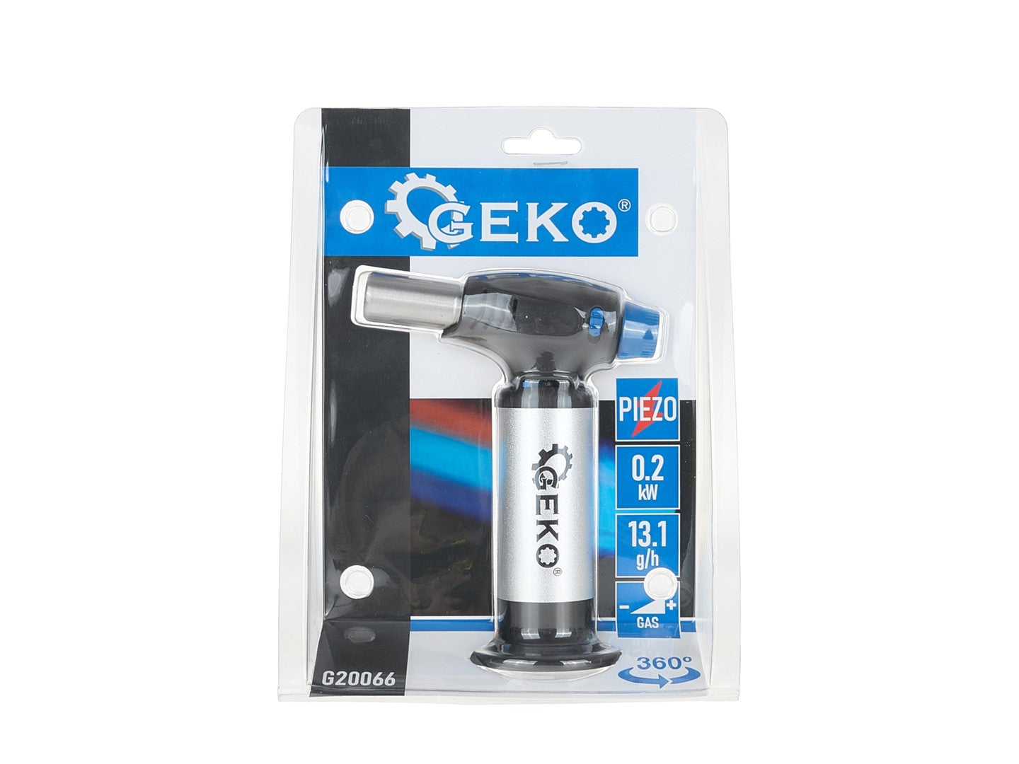 KÉZI GÁZÉGŐ 360 FOKOS TARTÁLLYAL