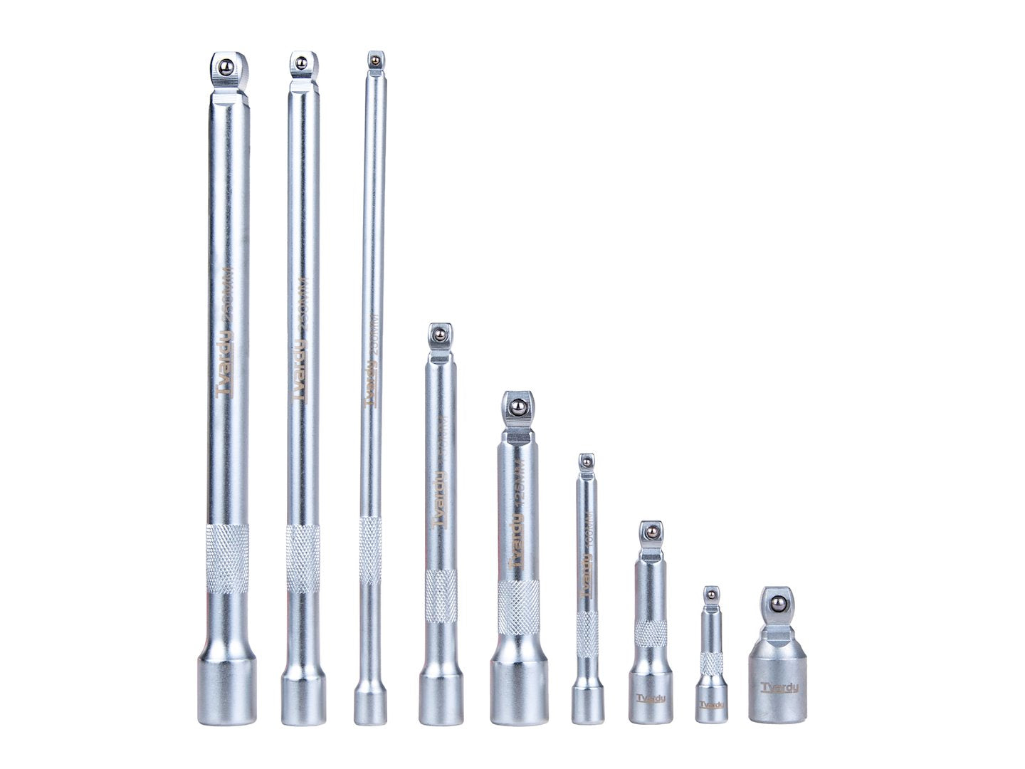 DUGÓKULCS HOSSZABBÍTÓ KÉSZLET 9 DB 1/4" 3/8" 1/2" CRV