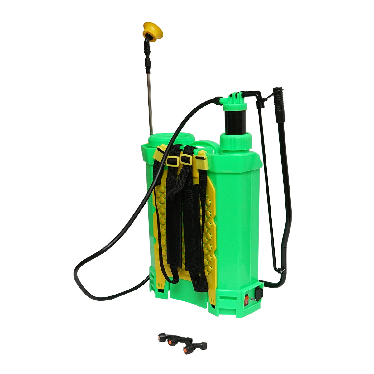 Permetezőgép (vermorel) 2 az 1-ben, kézi és elektromos, 16L tartállyal, 12V 8Ah akkumulátor, 3.1 l/perc áramlás, Breckner Germany