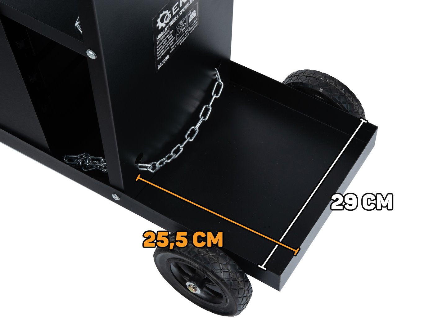 HEGESZTŐGÉP KOCSI FOGANTYÚVAL ÉS 4 FIÓKKAL