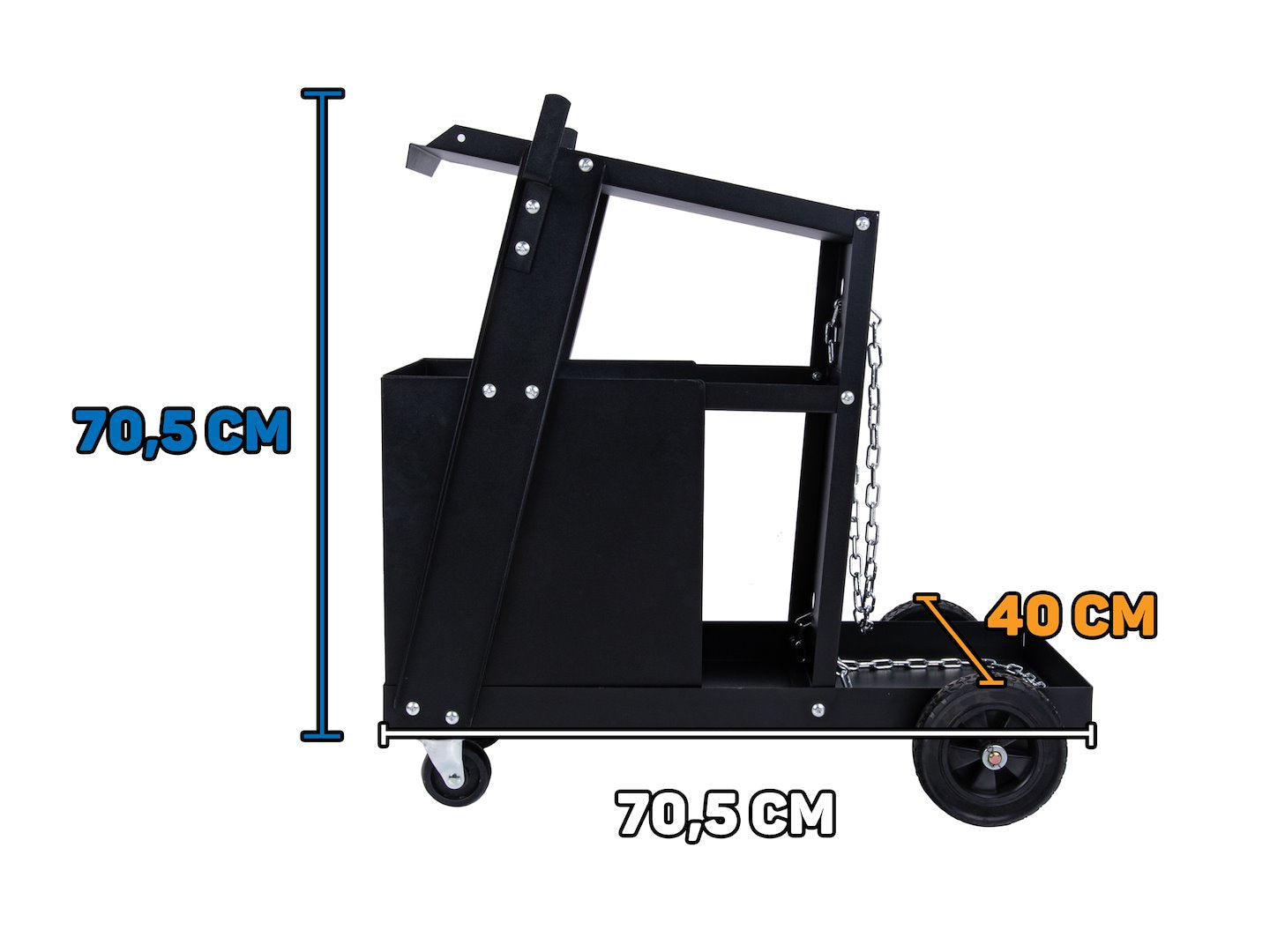 HEGESZTŐGÉP KOCSI FOGANTYÚVAL ÉS 4 FIÓKKAL