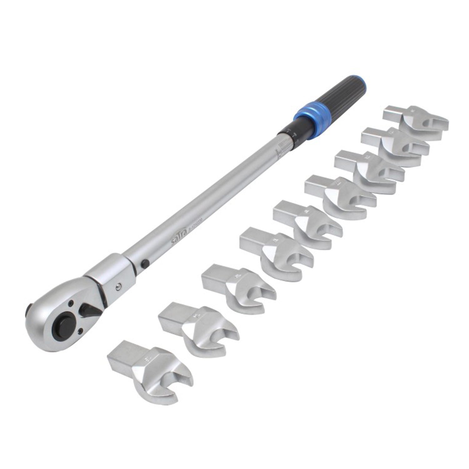 NYOMATÉKKULCS KÉSZLET 40-220 NM, FÉK- ÉS ÜZEMANYAGTÖMLŐKHÖZ FÉLNYITOTT KULCSOKKAL