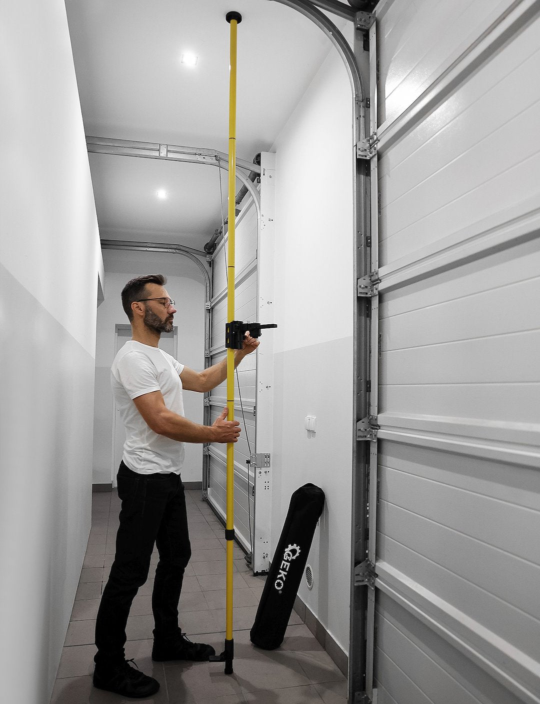 TELESZKÓPOS RÚD LÉZERES VÍZMÉRTÉKHEZ 4,2M GEKO