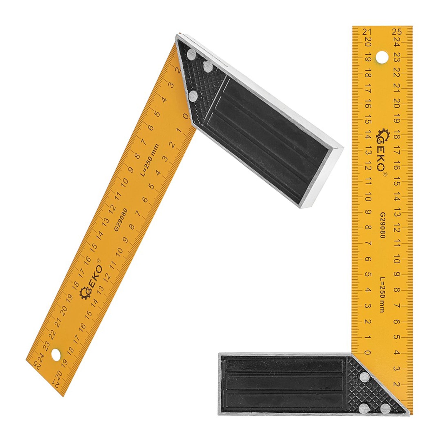 ASZTALOS DERÉKSZÖG VONALZÓ 250 MM GEKO