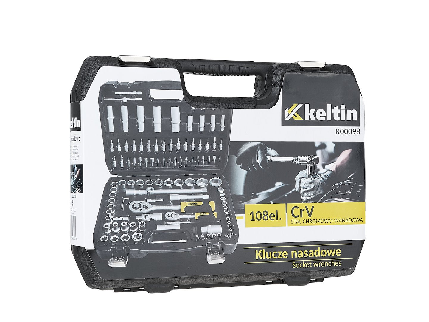 SZERSZÁMKÉSZLET 1/4" 1/2" GEKO 108 DB