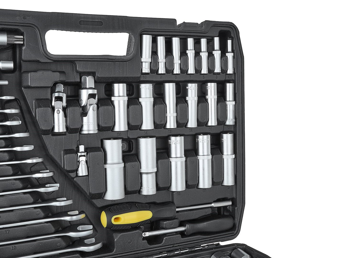 SZERSZÁMKÉSZLET 1/4" 3/8" 1/2" GEKO 216 DB