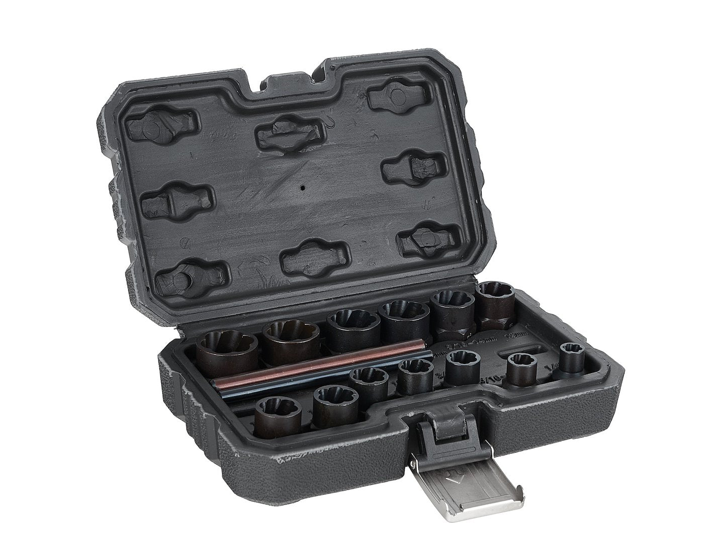 SÉRÜLT TÖRTCSAVAR KISZEDŐ KÉSZLET 6-19 MM 15 DB GEKO