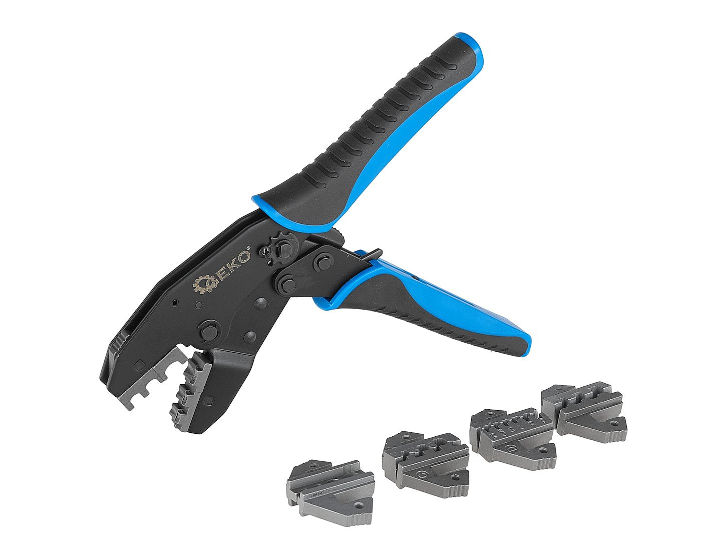 CSERÉLHETŐ FEJŰ KRIMPELŐ FOGÓ ALJZATOKHOZ ÉS CSATLAKOZÓKHOZ 5 FEJJEL GEKO