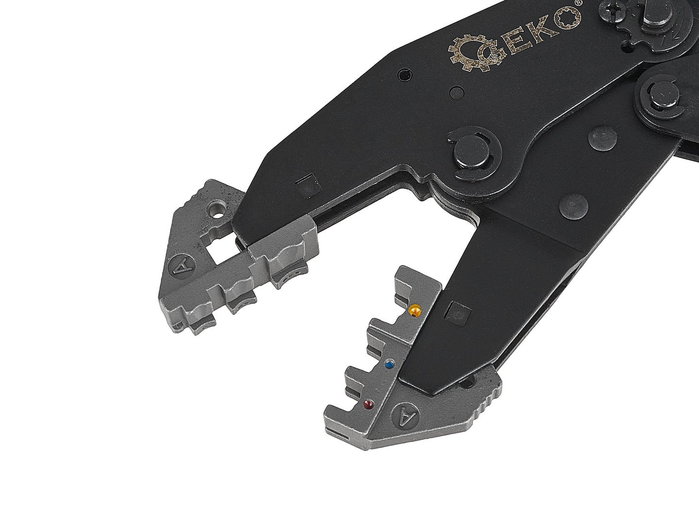 CSERÉLHETŐ FEJŰ KRIMPELŐ FOGÓ ALJZATOKHOZ ÉS CSATLAKOZÓKHOZ 5 FEJJEL GEKO