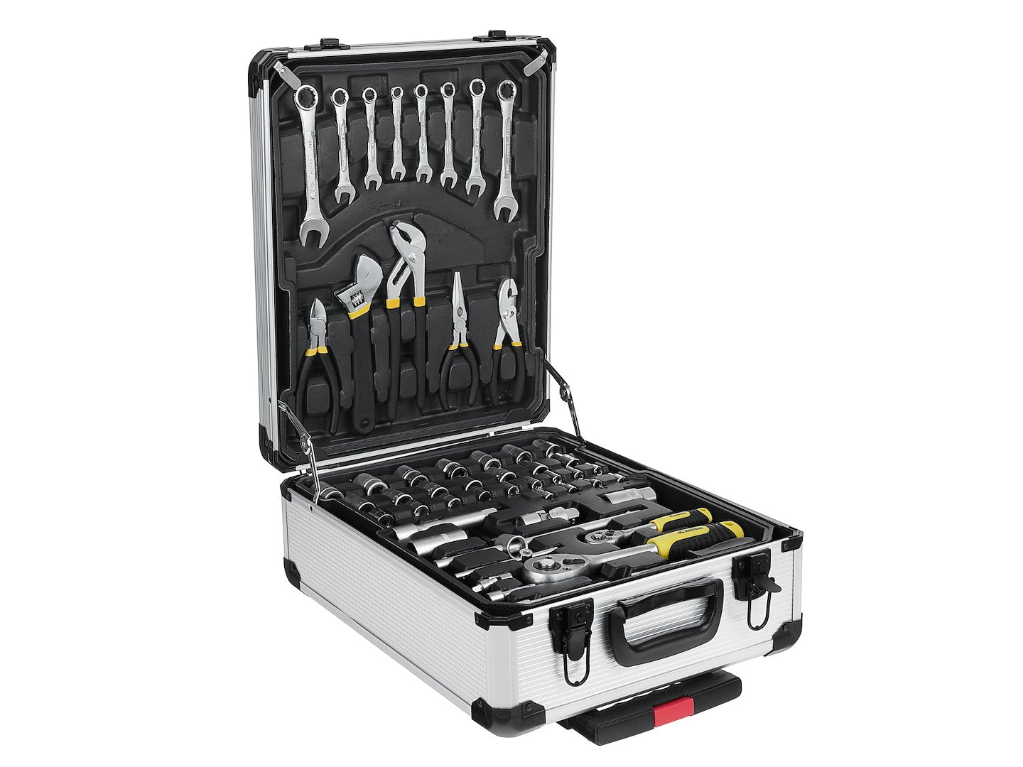 GURULÓ ALUMÍNIUM SZERSZÁMKOFFER 187 DB