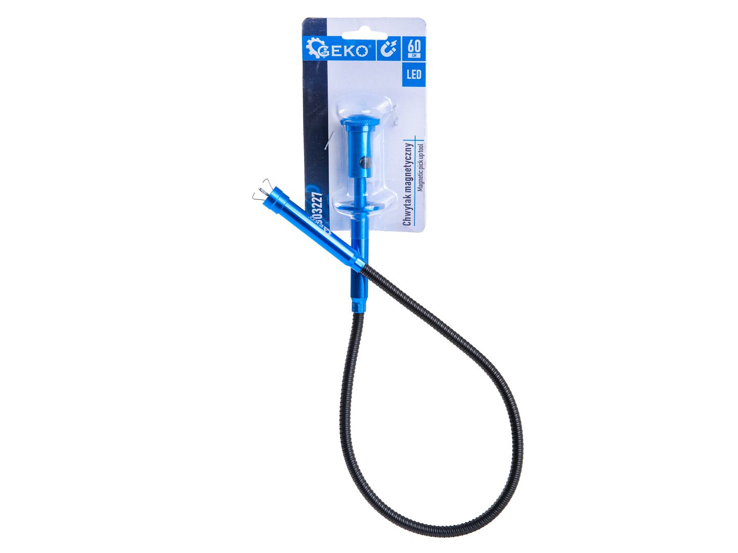 FÉLIG RUGALMAS MÁGNESES VISSZANYERŐ LEDDEL ÉS KÖRMÖKKEL 60 CM