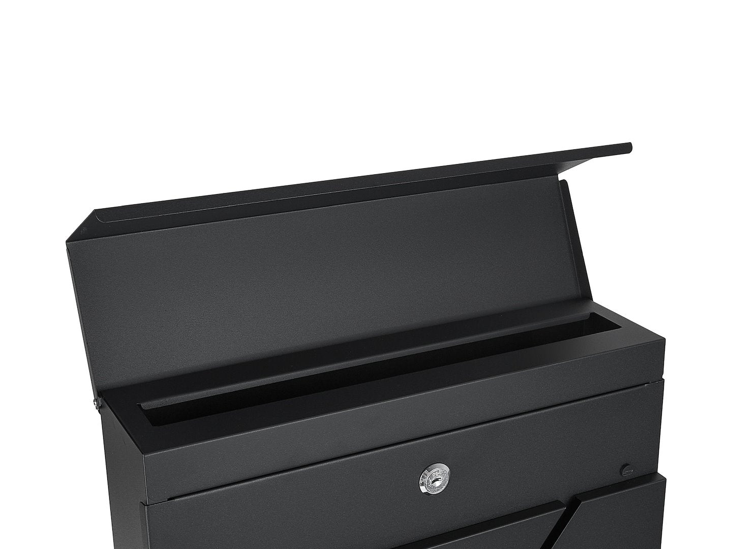 POSTALÁDA ÚJSÁGTARTÓVAL ANTRACITSZÜRKE 36,7×37×10 CM