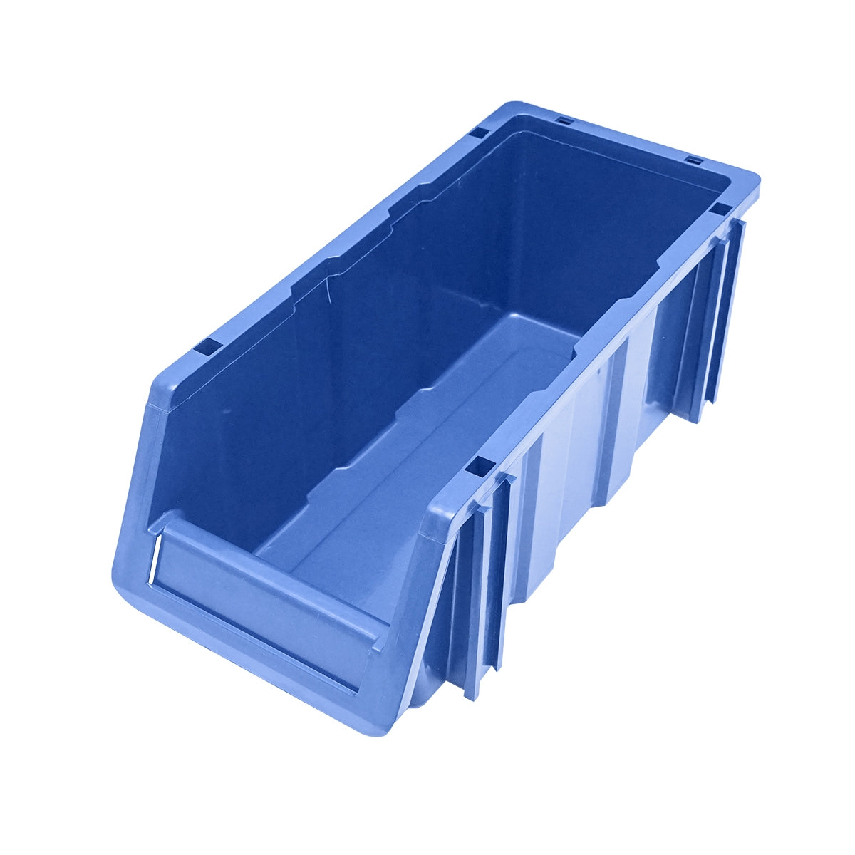 ÁLLVÁNY 13 TÁROLÓ DOBOZZAL, KÉK MŰANYAG DOBOZOK, 510X400X1000MM