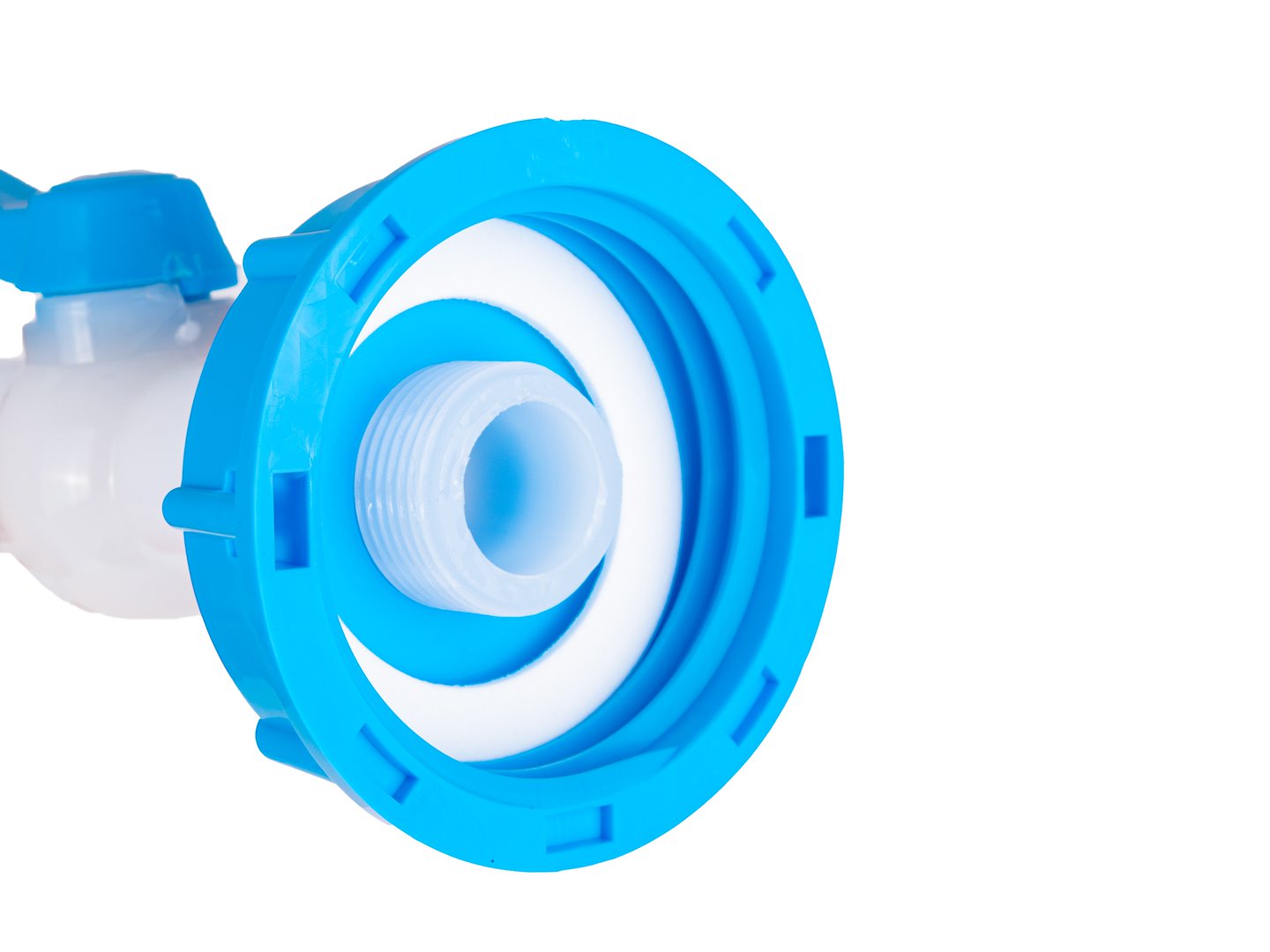 IBC CSATLAKOZÓ KÉSZLET 25 MM 90°-OS CSAPPAL MAUSER TARTÁLYOKHOZ