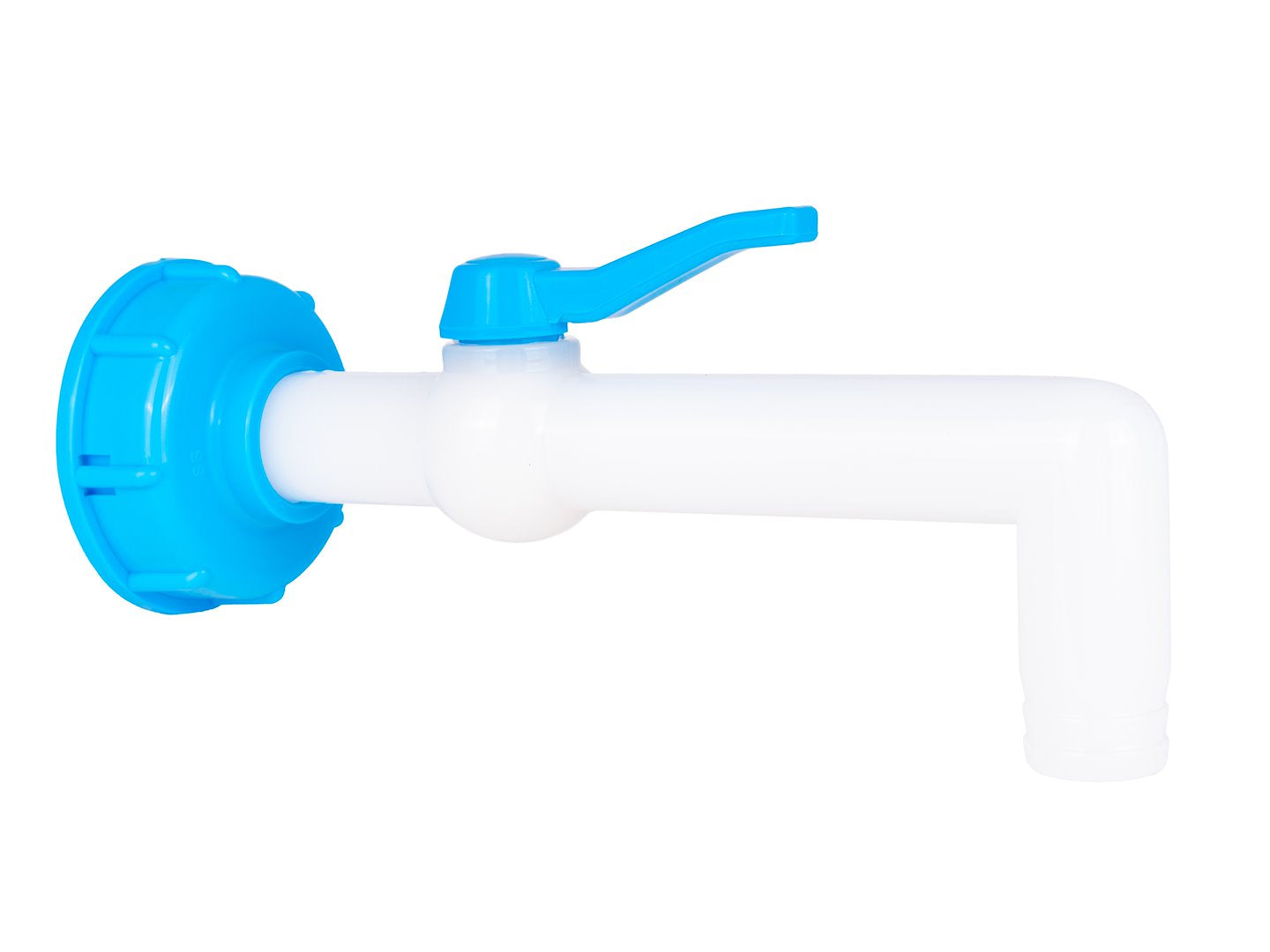 IBC CSATLAKOZÓ KÉSZLET 25 MM 90°-OS CSAPPAL MAUSER TARTÁLYOKHOZ