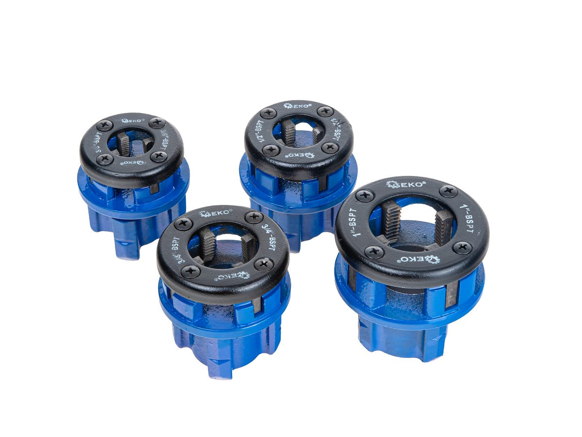 Csőmenetező készlet 3/8"–1" GEKO