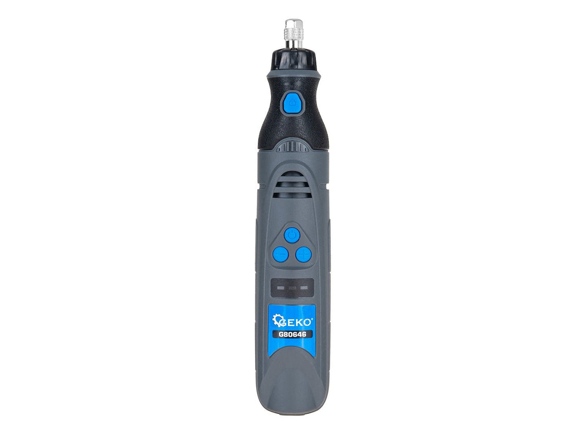 Akkumulátoros egyenes mini csiszológép tartozékokkal 3.6v 1500mah GEKO