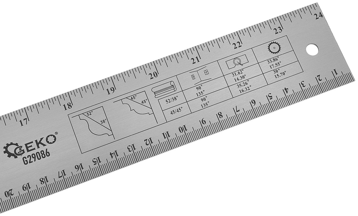 Állítható szögmérő asztalos munkákhoz 600 mm GEKO