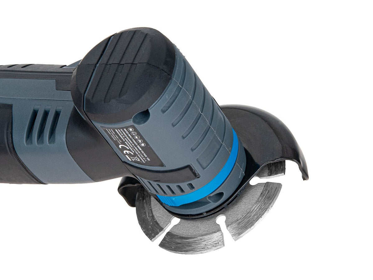 Akkumulátoros mini sarokcsiszoló 76 mm, 12 V GEKO