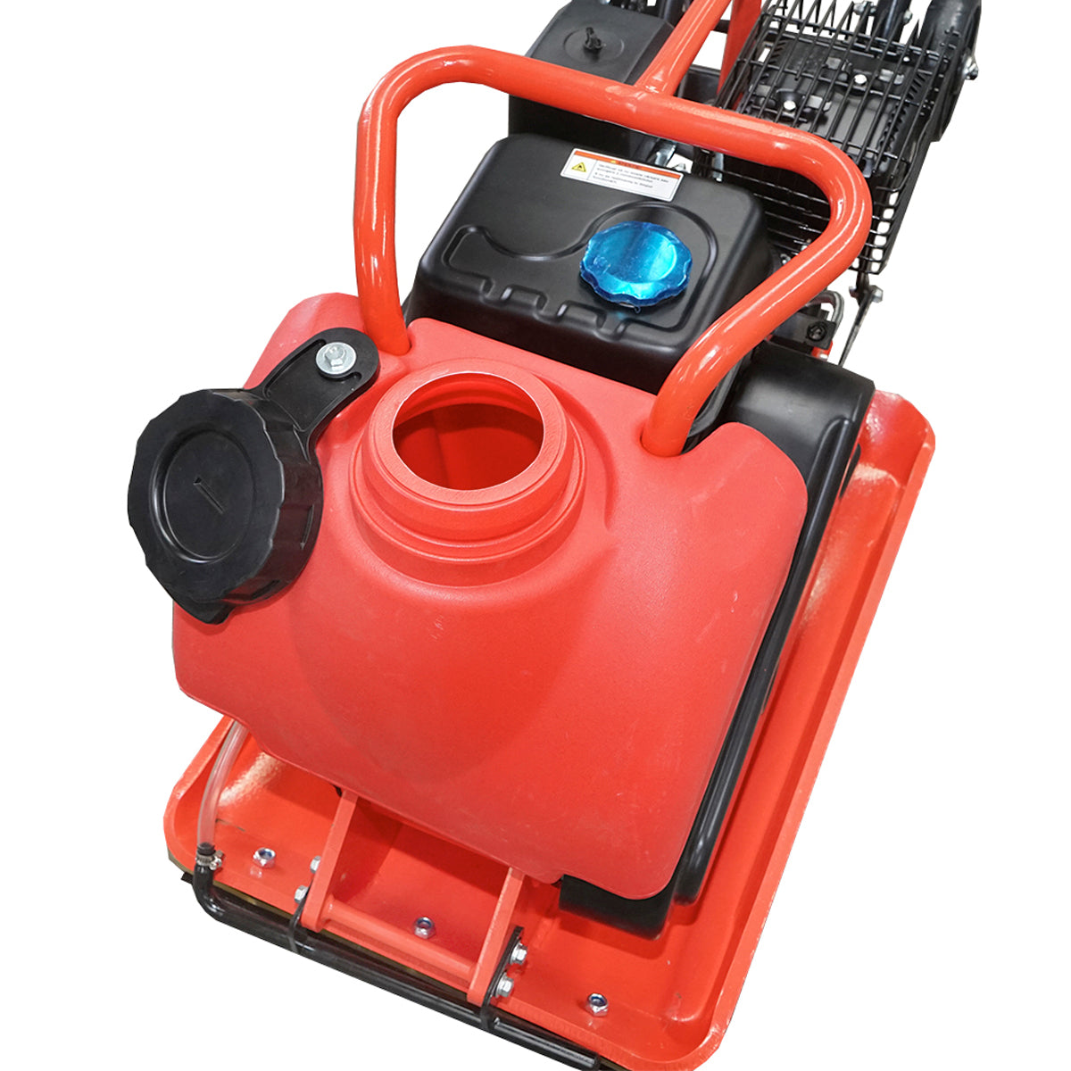 Lapvibrátor C100-A, 690×460 mm munkafelülettel, Euro 5 szabványú motorral, 196 cm³ / 6,5 LE, 5400 ford./perc, 106 kg, víztartállyal, Breckner Germany