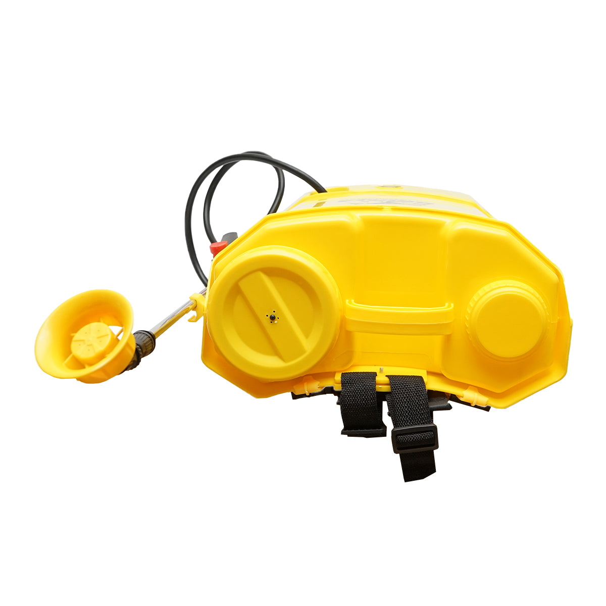 Elektromos permetezőgép, 3 fúvókával, 16L tartállyal, 12V/8Ah akkumulátorral, 3,1 l/perc teljesítmény