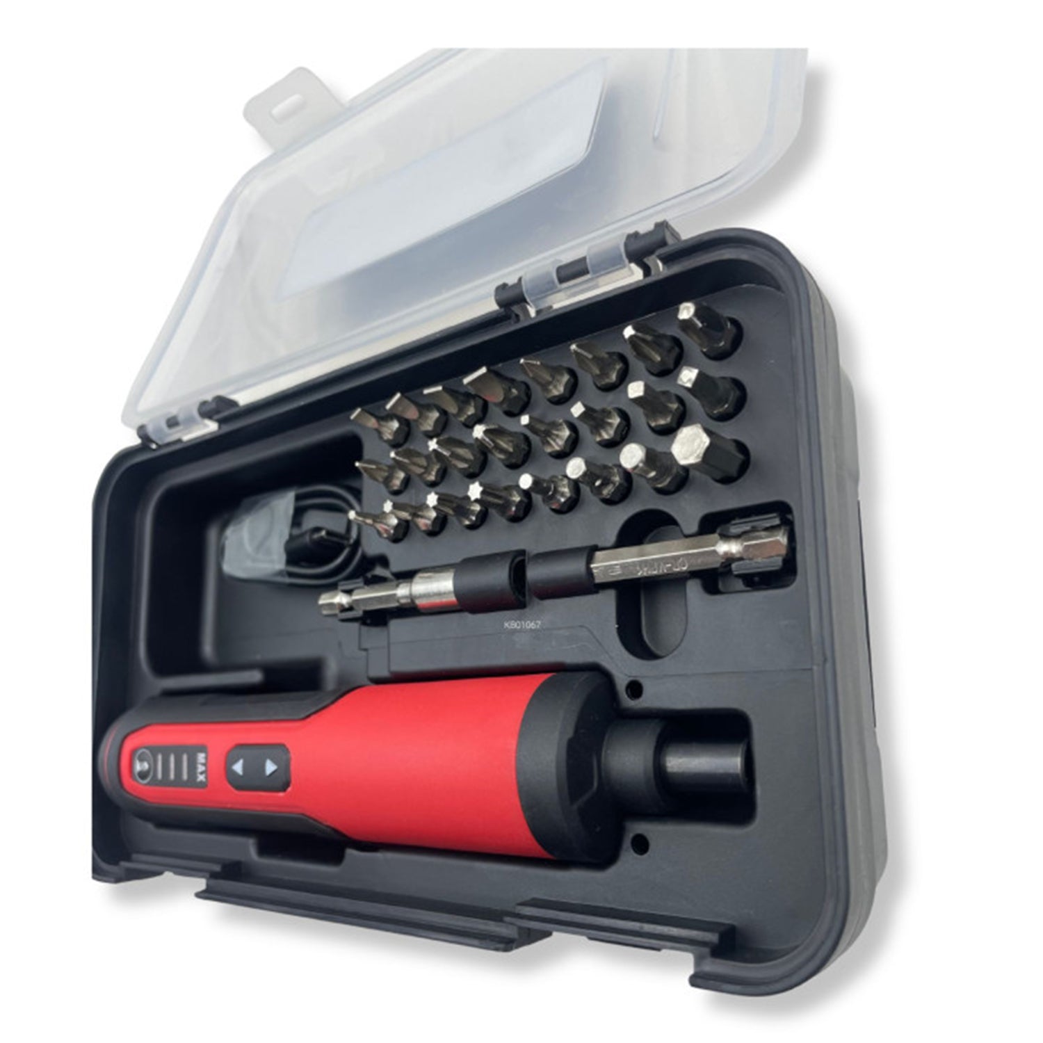 ELEKTROMOS CSAVARHÚZÓ KÉSZLET 3,6 V-OS ÚJRA TÖLTHETŐ AKKUMULÁTORRAL 27 CSERÉLHETŐ FEJJEL KB GLOBAL