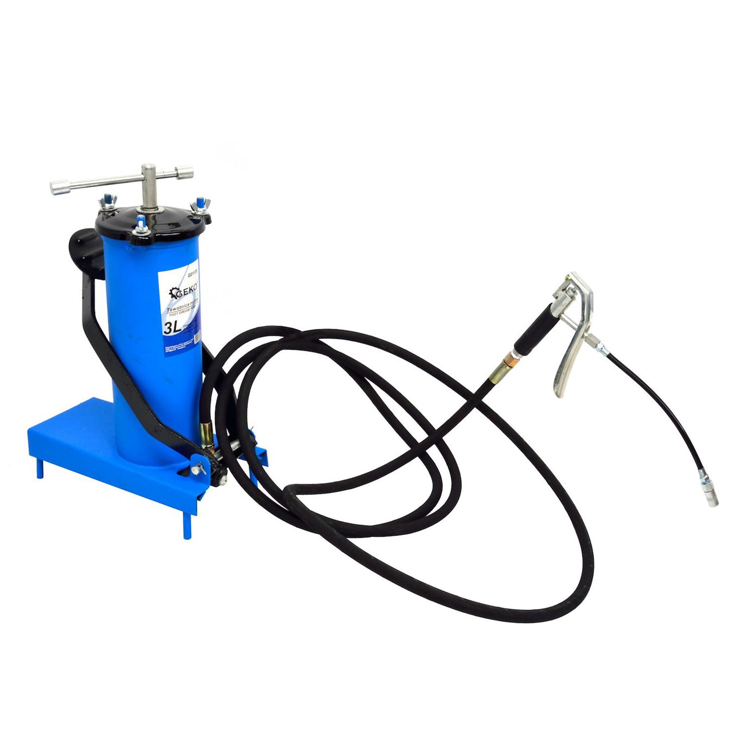 ZSÍRZÓPUMPA 3 L TARTÁLLYAL ÉS 4 M TÖMLŐVEL GEKO