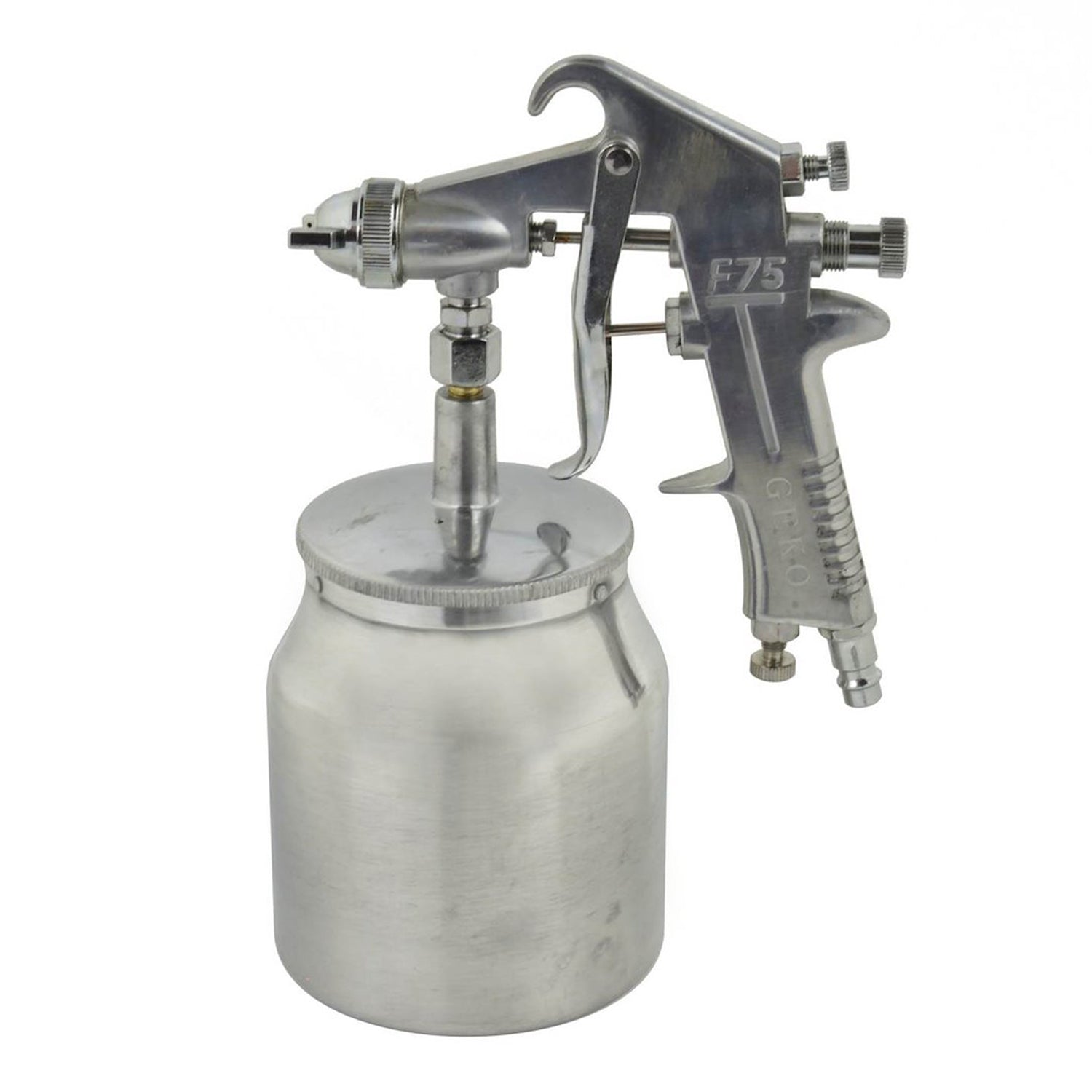 FESTÉKSZÓRÓ PISZTOLY ALSÓ FÉM TARTÁLLYAL 1.5 MM 750 ML GEKO