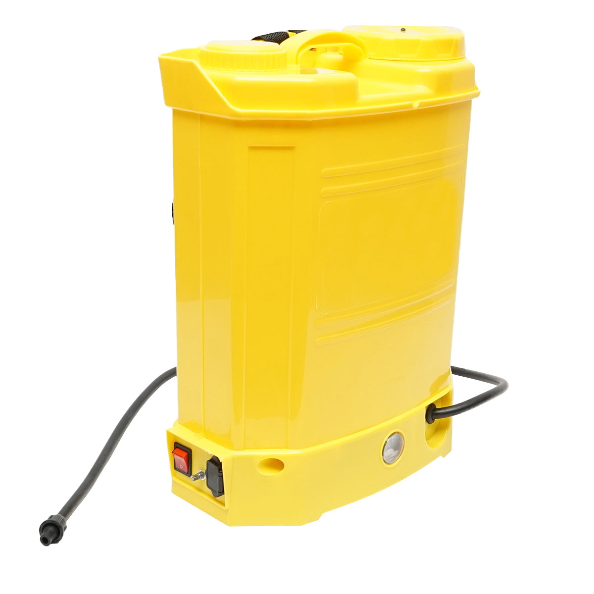 Elektromos permetezőgép, 3 fúvókával, 16L tartállyal, 12V/8Ah akkumulátorral, 3,1 l/perc teljesítmény