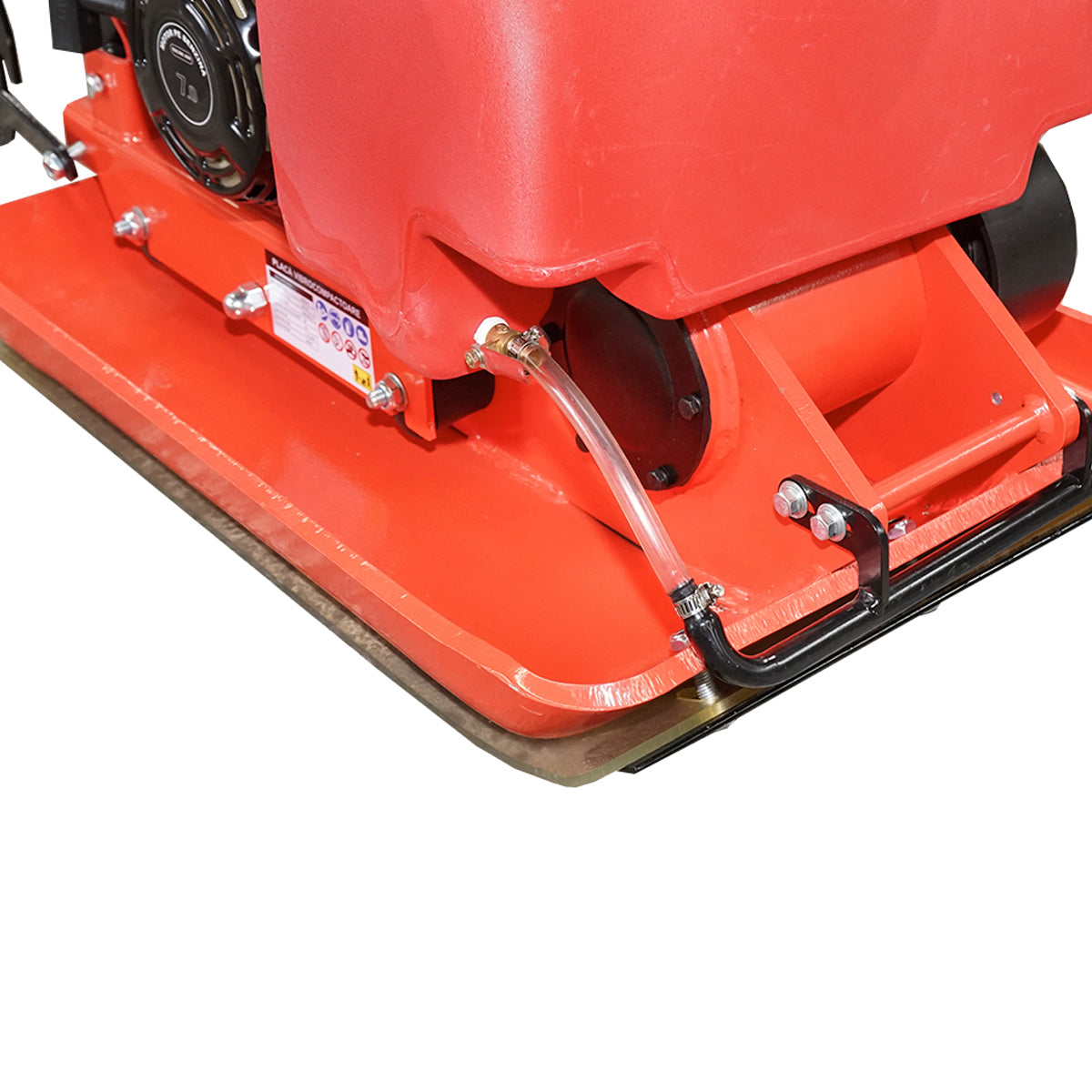 Lapvibrátor C100-A, 690×460 mm munkafelülettel, Euro 5 szabványú motorral, 196 cm³ / 6,5 LE, 5400 ford./perc, 106 kg, víztartállyal, Breckner Germany