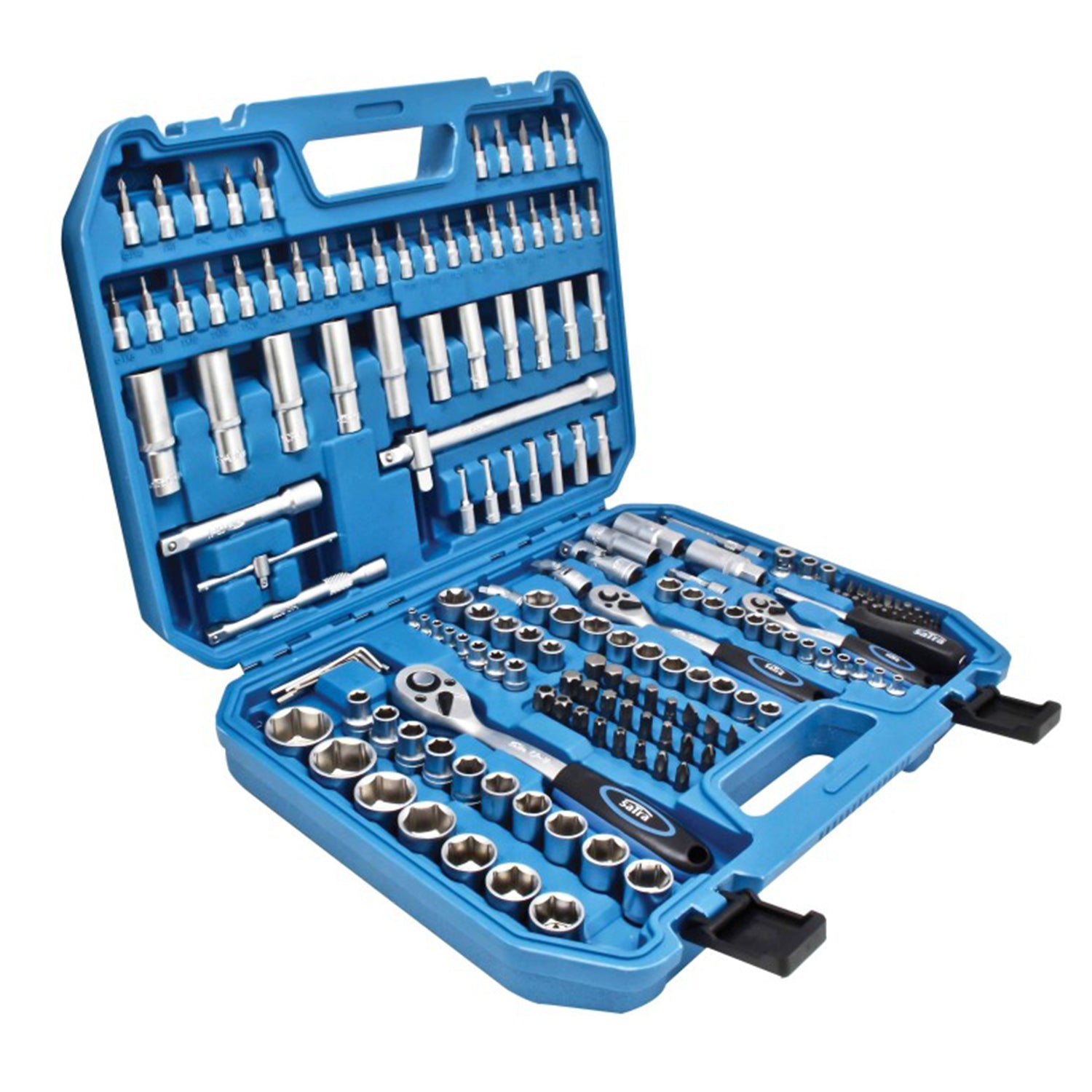 SZERSZÁMKÉSZLET 1/4" 3/8" 1/2" 179 DB SATRA