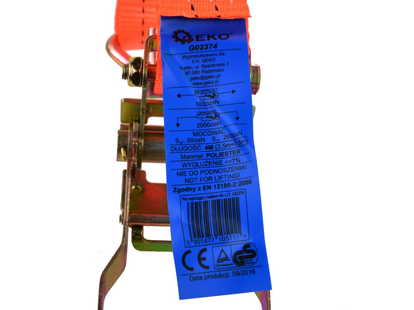 RÖGZÍTŐHEVEDER RACSNIVAL 4M 2T 35MM