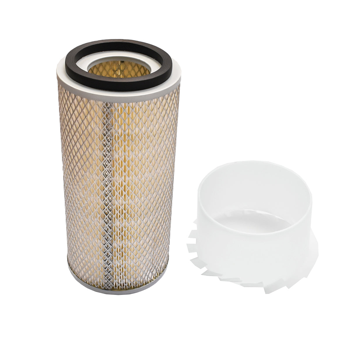 Külső levegőszűrő Fiat, John Deere gépekhez, OEM kód: P181052, C14179X, SA10387K, XA1204K, AL17255, AM19852, AT18649T, AT18650T, AT18852H, AT20728, Breckner Germany