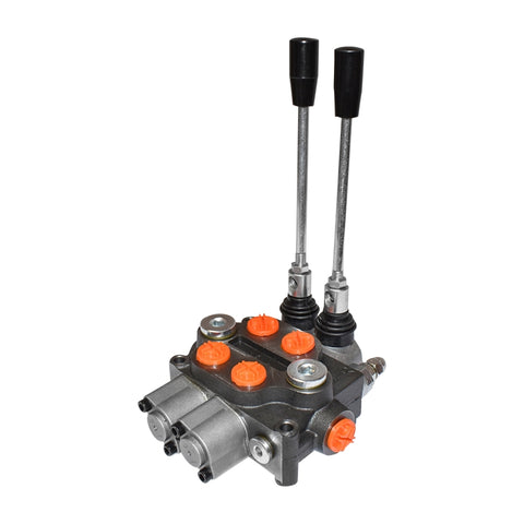 HIDRAULIKUS ELOSZTÓ 2 KARRAL NYOMÁS 160-200 BAR ÁRAMLÁS 80L/PERC -30 - +70C RA14 BRECKNER GERMANY