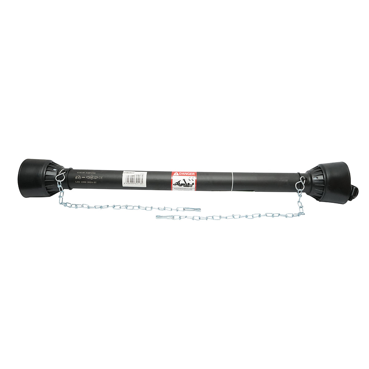 Kardántengely 1200 mm, T2 L2, kereszt 23,8x61,3 mm, háromszög alakú csővel 34/40 és 40/48 mm, 3/8" Z=6