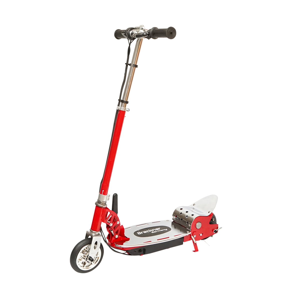 Elektromos roller gyerekeknek, piros, 140W, 24V, 4.5Ah, max. teherbírás 75 kg, max. sebesség 13 km/h, Breckner Germany