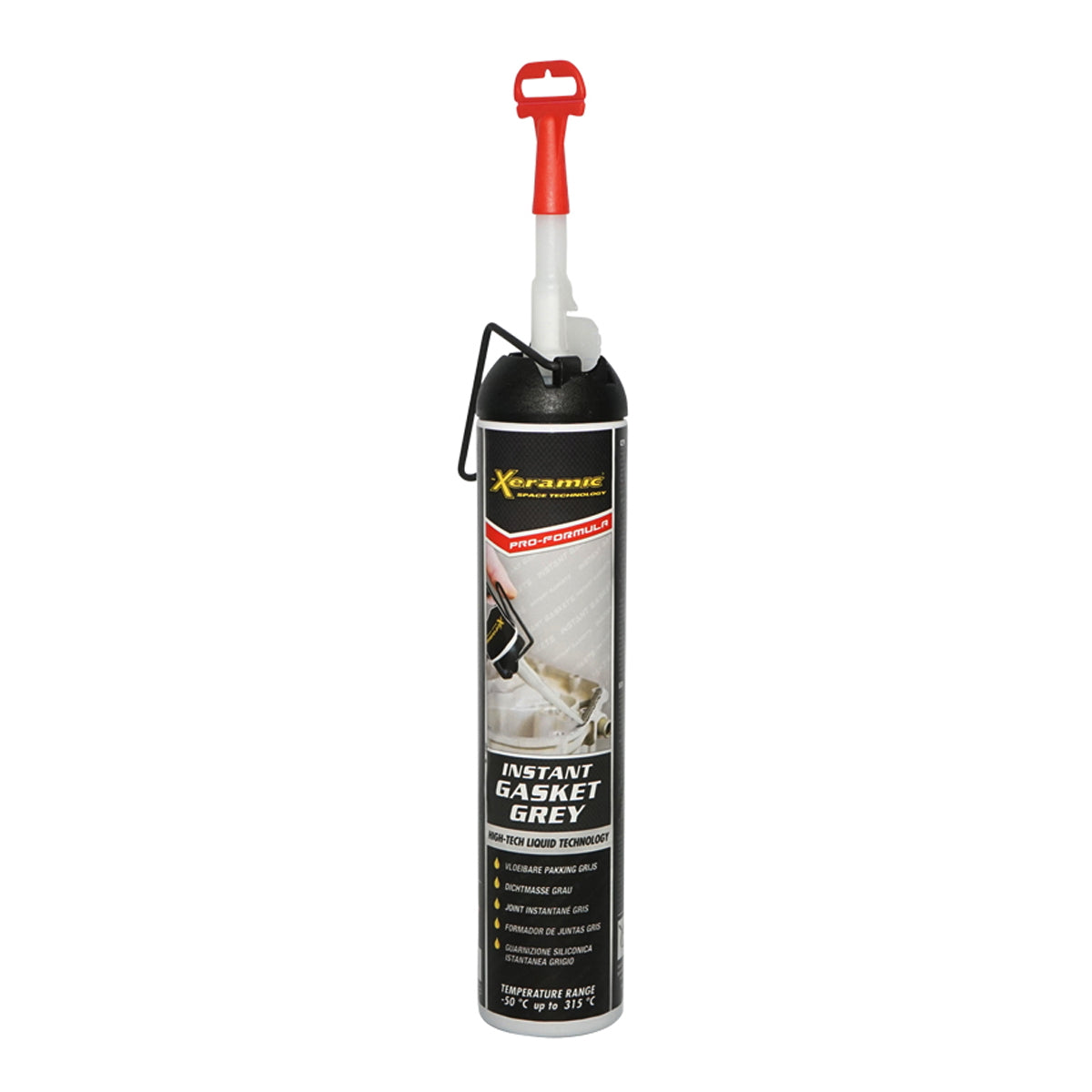 Professzionális szürke tömítő szilikon, 200ml, Xeramic