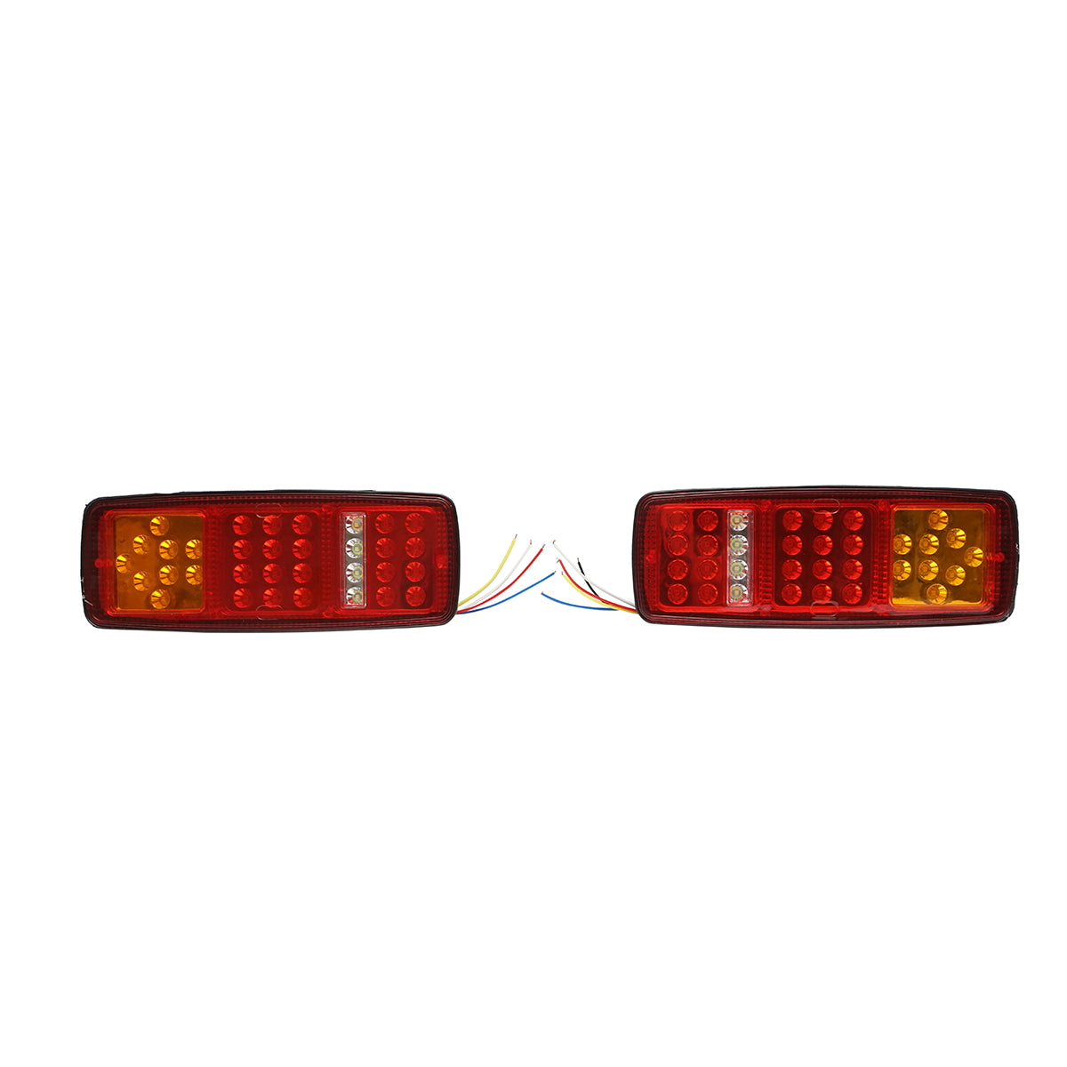 Teherautó hátsó lámpaszett, LED, 280x105 mm, 24V, Breckner Germany