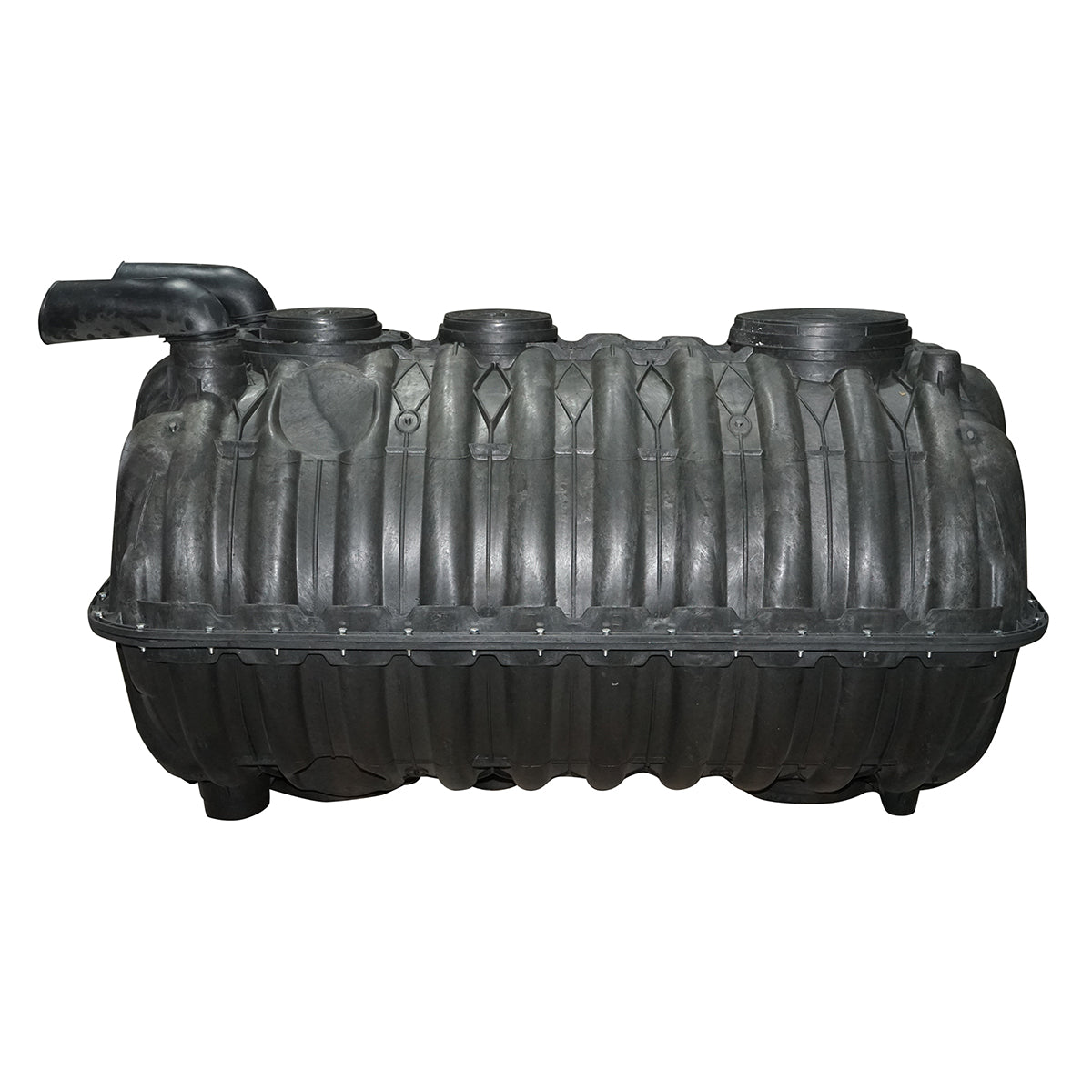 Szippantható szennyvíztartály 1000L, vízszintes, háromrekeszes, 1–4 fő részére