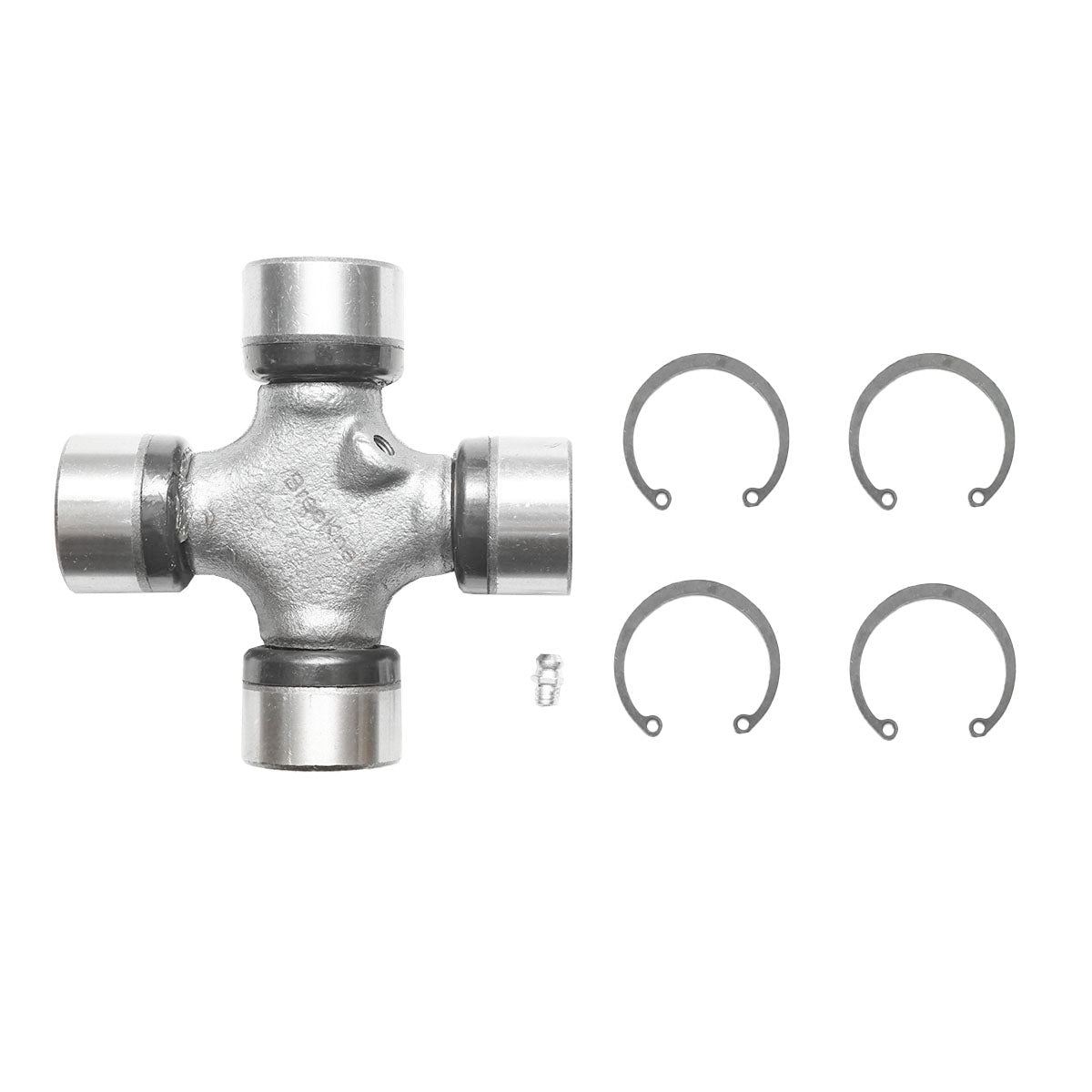 Kardánkereszt T8, 35x106,5 mm, zsírzószemmel és rögzítőbiztosítókkal