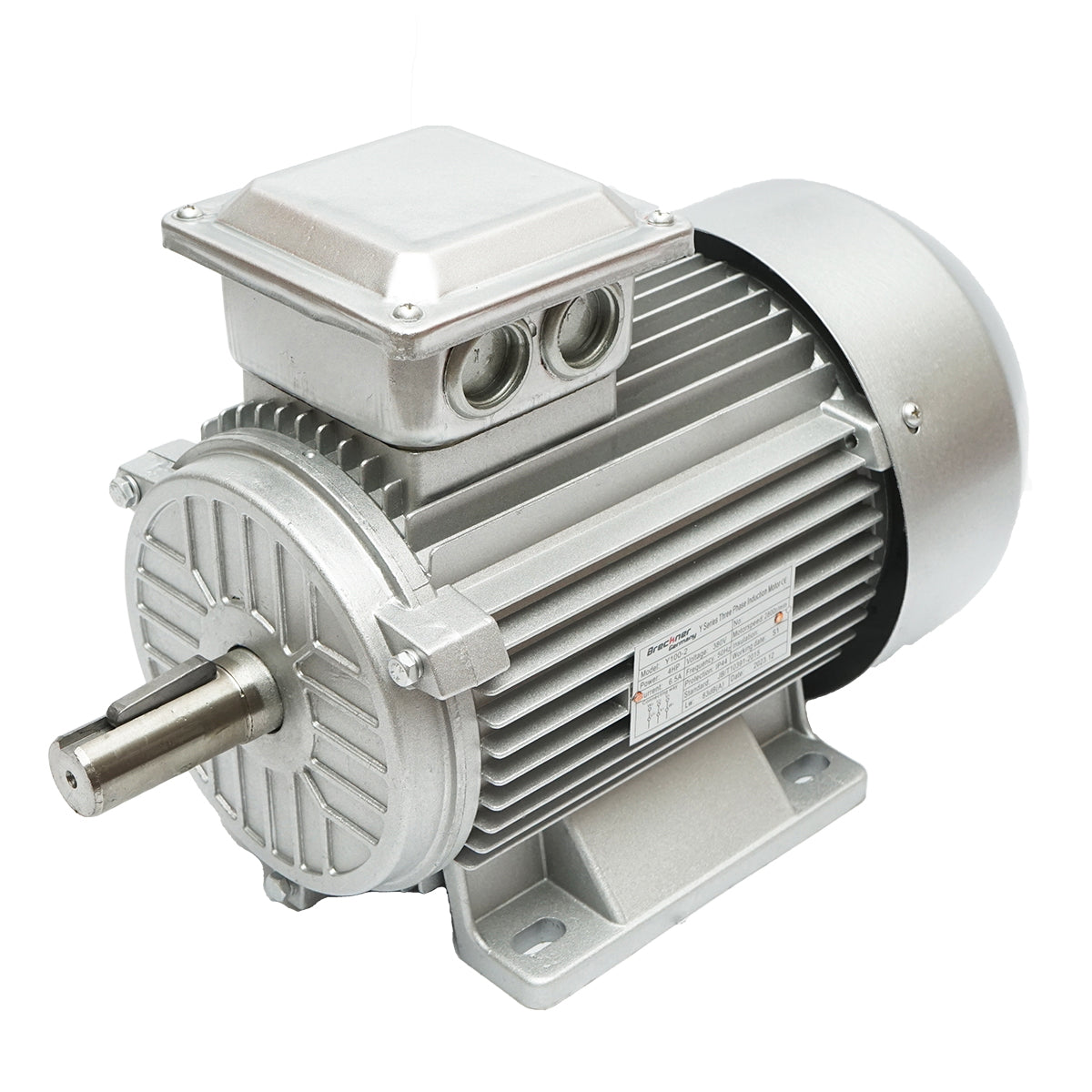 HÁROMFÁZISÚ VILLANYMOTOR 3KW, 380V RÉZ TEKERCSELÉSSEL ÉS IP44 ALUMÍNIUM HÁZZAL